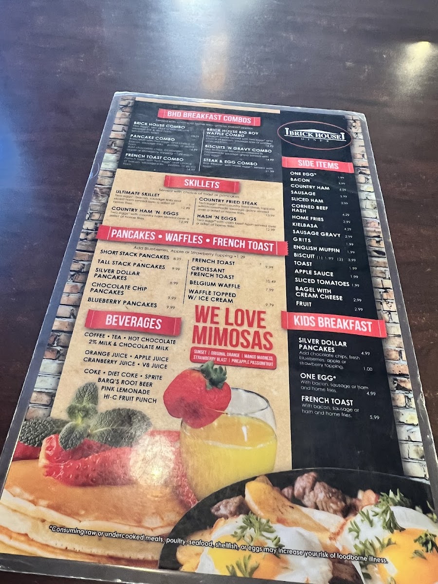 Brick House Diner Menu - Image 2
