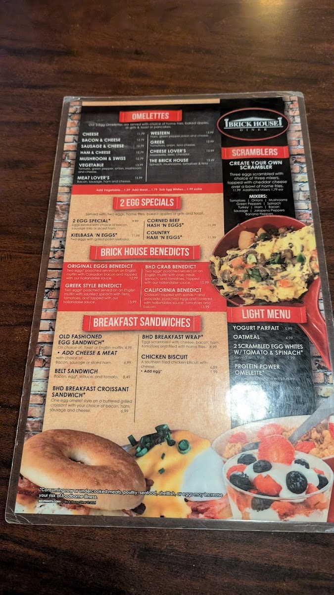 Brick House Diner Menu - Image 5