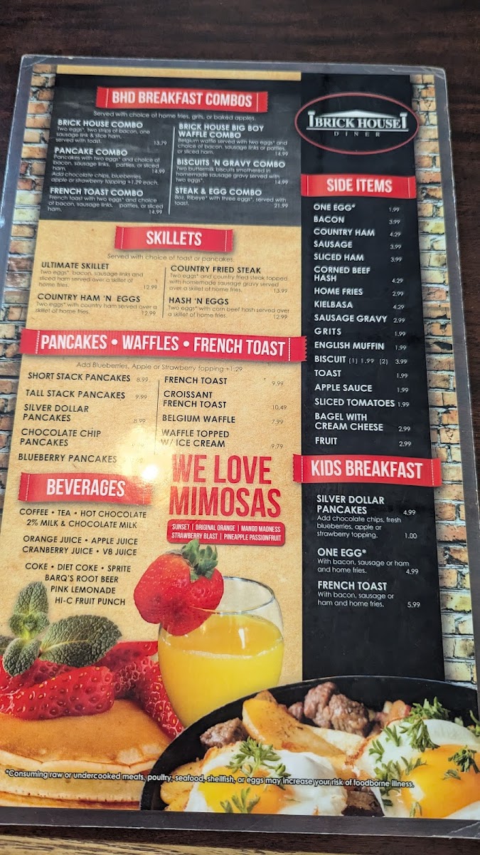 Brick House Diner Menu - Image 6